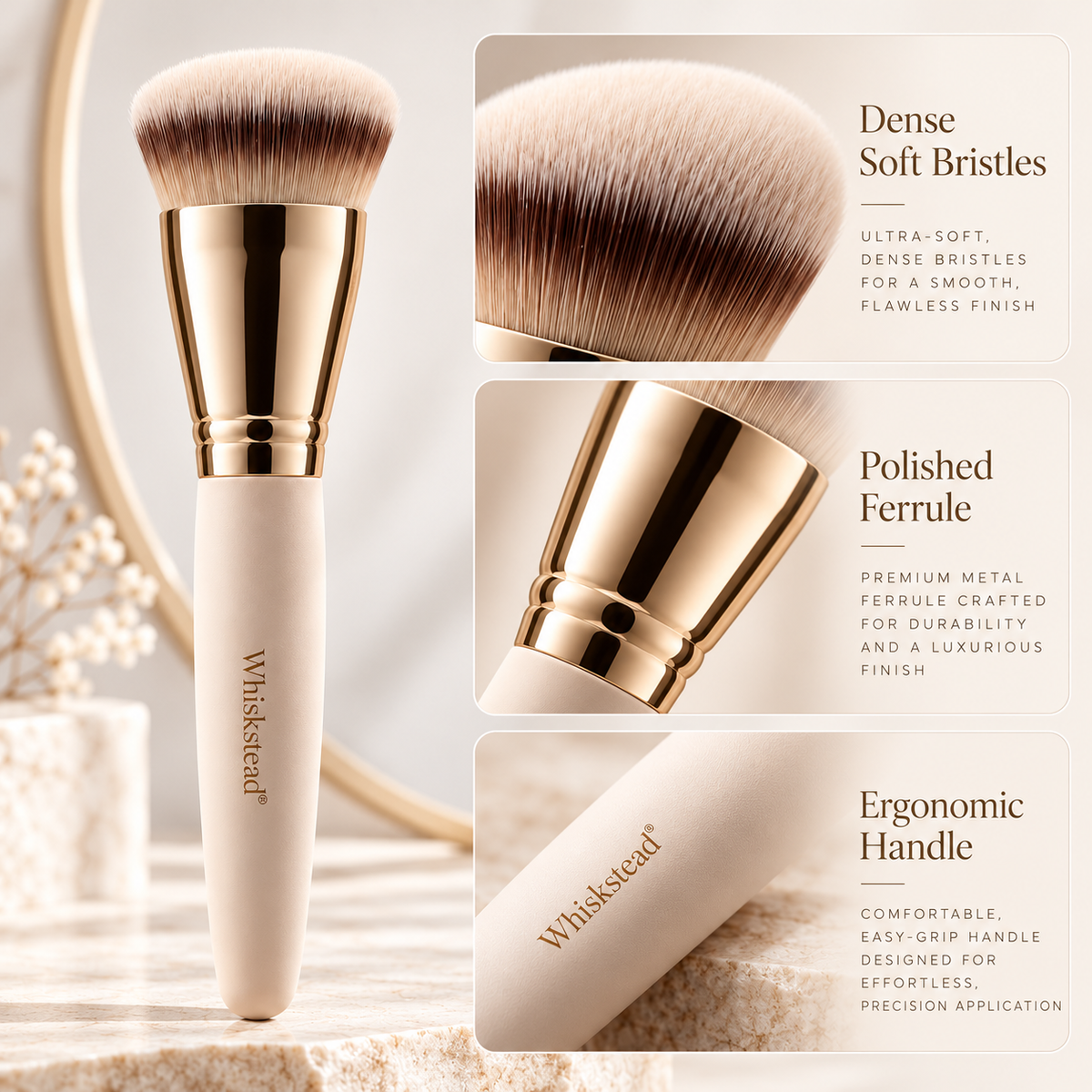 Whiskstead® Brush Studio Foundation Brush