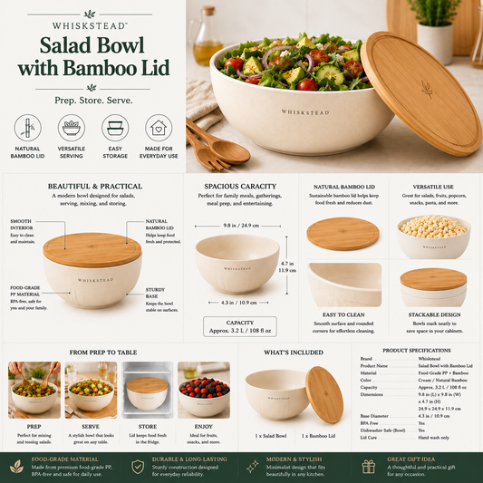 Whiskstead® Snack & Dip Bowl Set