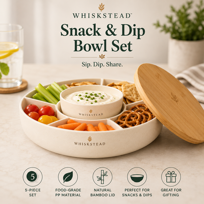 Whiskstead® Snack & Dip Bowl Set