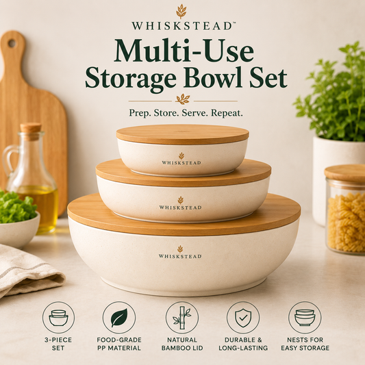 Whiskstead® Multi-Use Storage Bowl Set