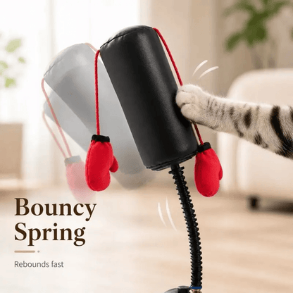 Interactive Cat Boxing Toy – Suction Cup Self-Play Punching Toy for Cats