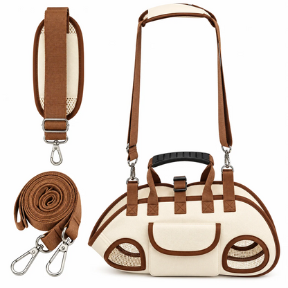 LuckySong® Multifunctional Pet Backpack with Strap for Cats & Dogs 🐾