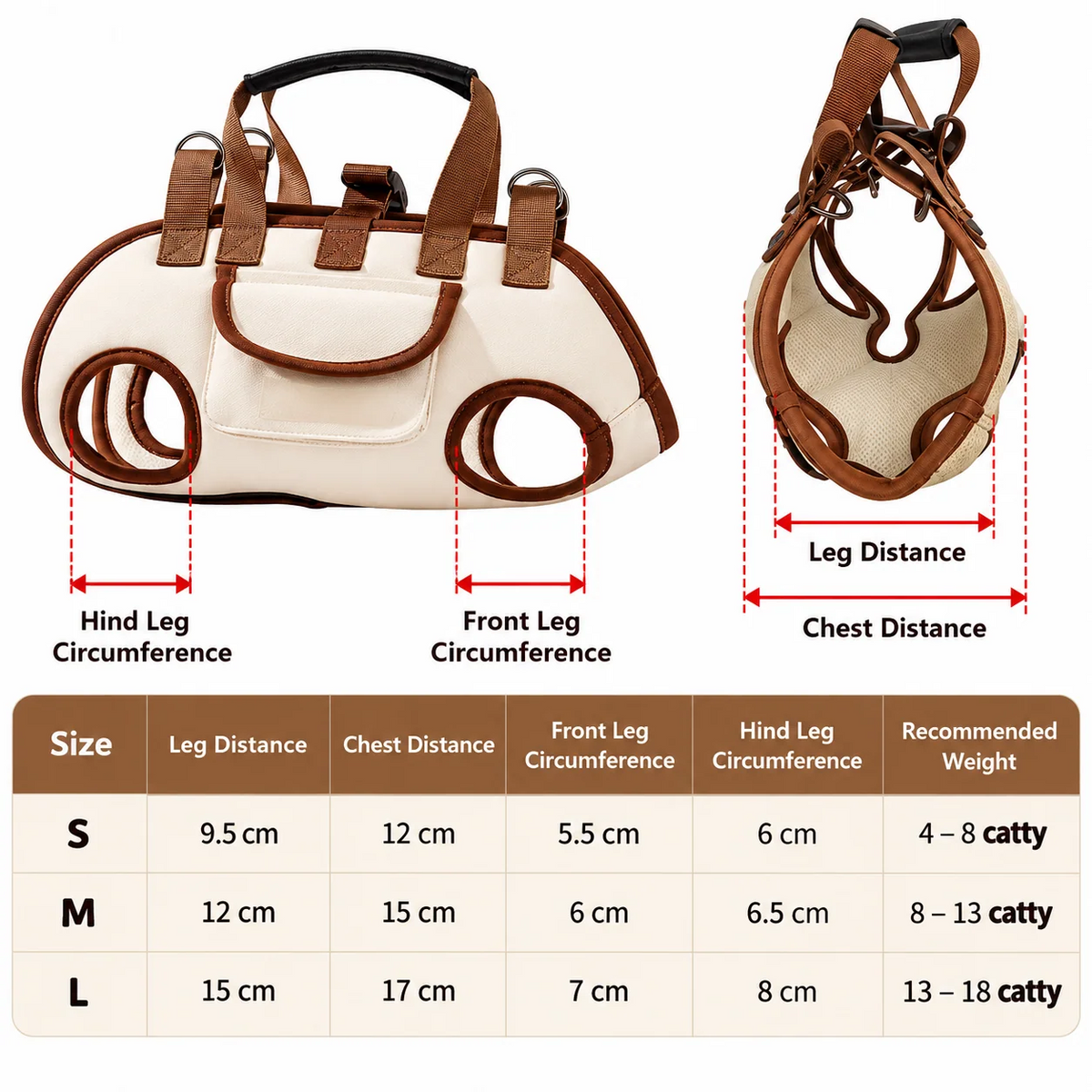 LuckySong® Multifunctional Pet Backpack with Strap for Cats & Dogs 🐾